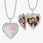 Flower Heart Photo Locket