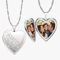 Floral Heart Photo Locket