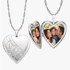 Floral Heart Photo Locket