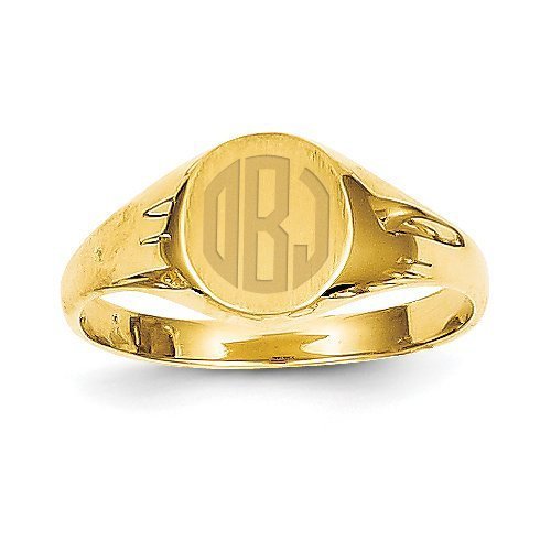 Boy's Round Signet Ring