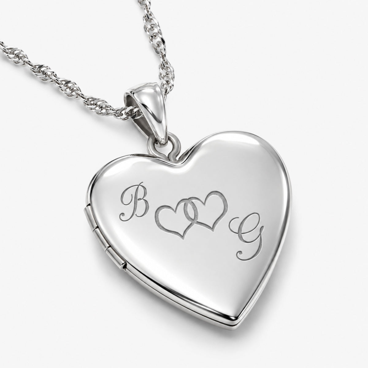 Together Forever Heart Photo Locket