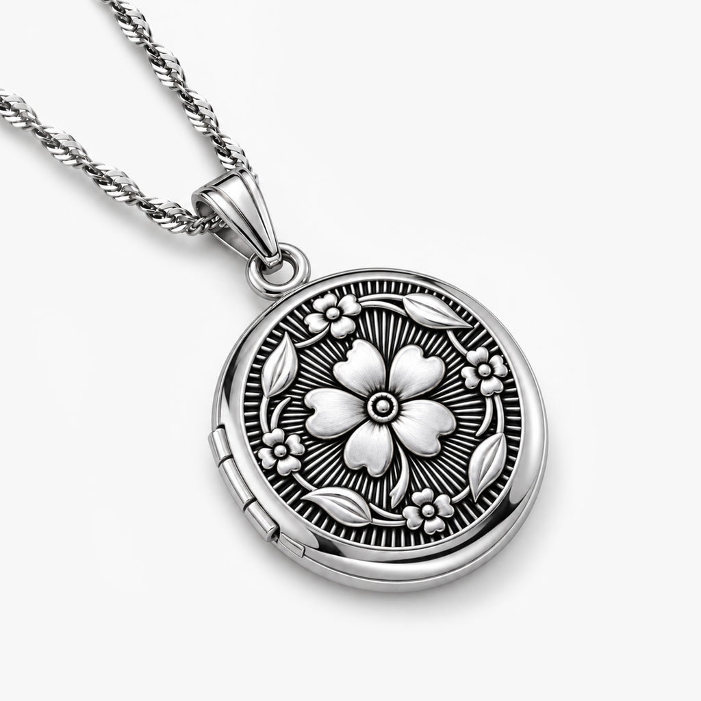 Antique Round Photo Locket