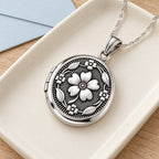 Antique Round Photo Locket - lifestyle