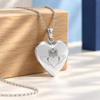 Celtic Claddagh Heart Photo Locket - lifestyle
