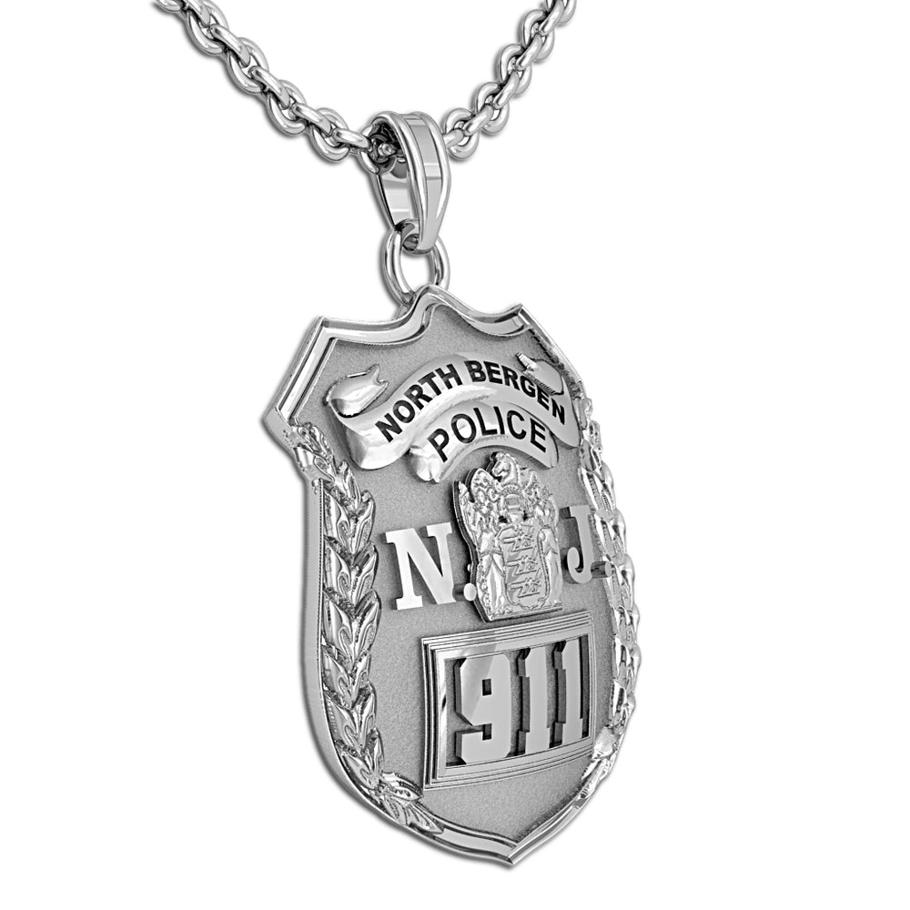 Personalized New Jersey Police Badge with Your Number & Department — verified source gallery photo 5 (PG85946, secondary photo 4)