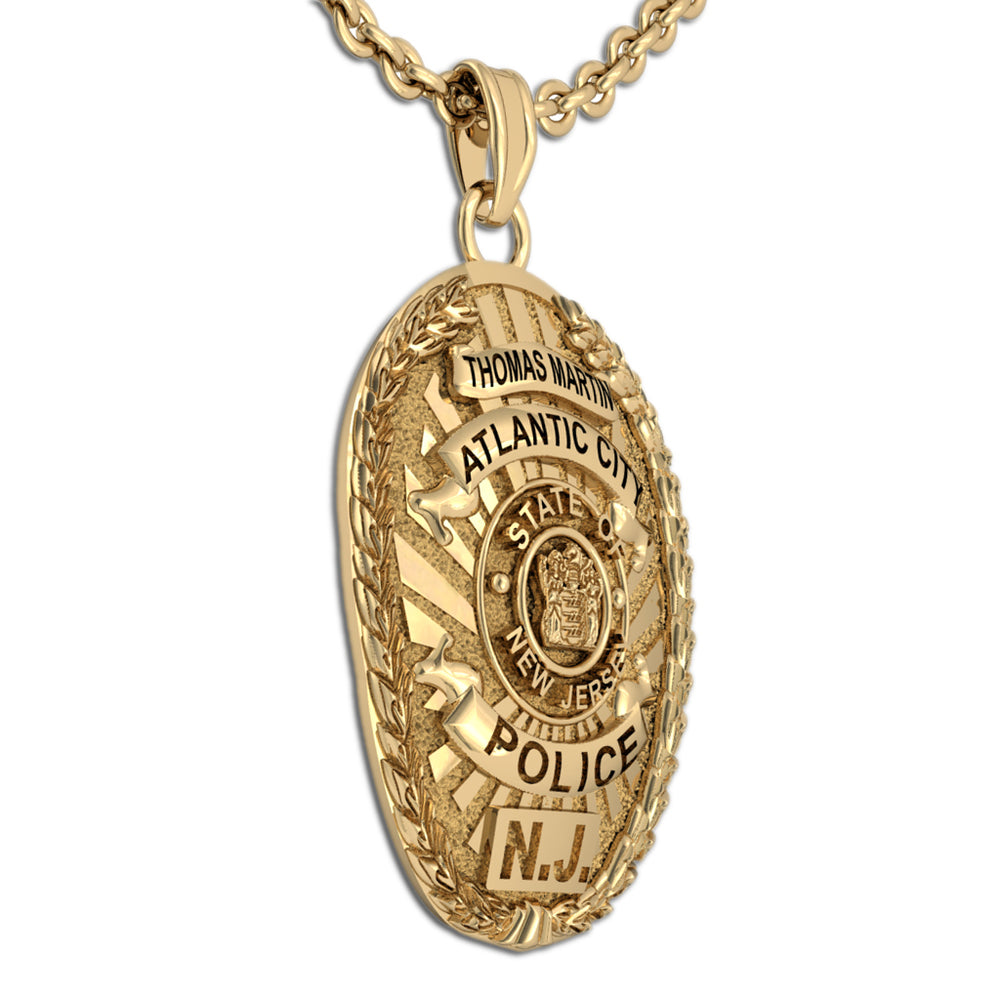 Personalized New Jersey Police Badge with Your Name & Department — verified source gallery photo 3 (PG85978, secondary photo 2)