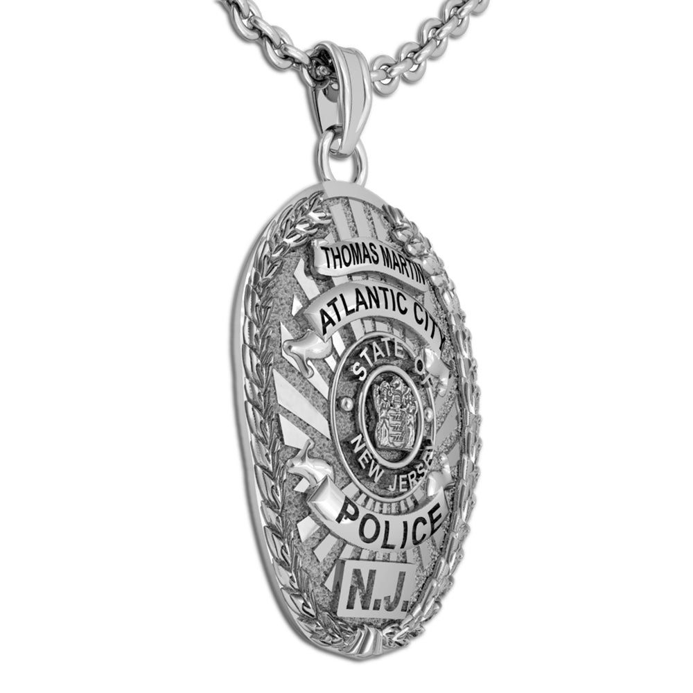Personalized New Jersey Police Badge with Your Name & Department — verified source gallery photo 4 (PG85978, secondary photo 3)