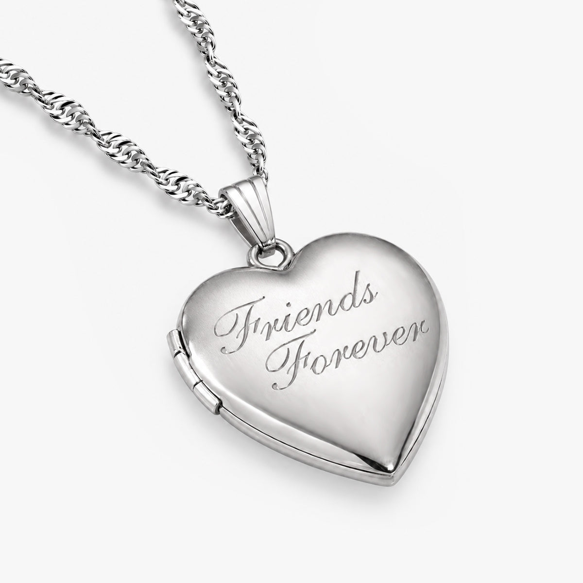 Friends Forever Heart Photo Locket