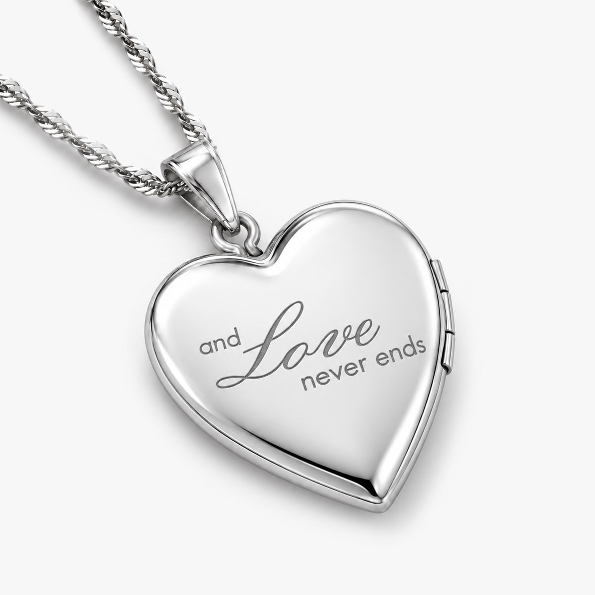 Family Love Heart Photo Locket