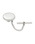 Engravable Oval Bezel Tie Tack