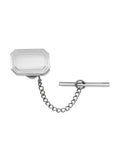 Engravable Rectangle Bezel Tie Tack