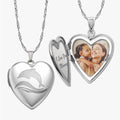 Dolphin Heart Photo Locket
