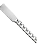 Custom Engraved Stainless Steel Men's Curb Link ID Bracelet