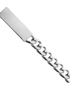 Custom Engraved Stainless Steel Men's Curb Link ID Bracelet
