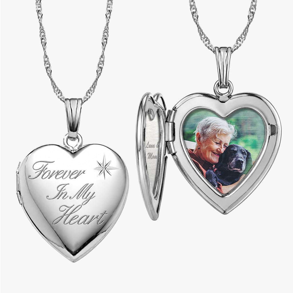 Forever In My Heart  Heart Photo Locket