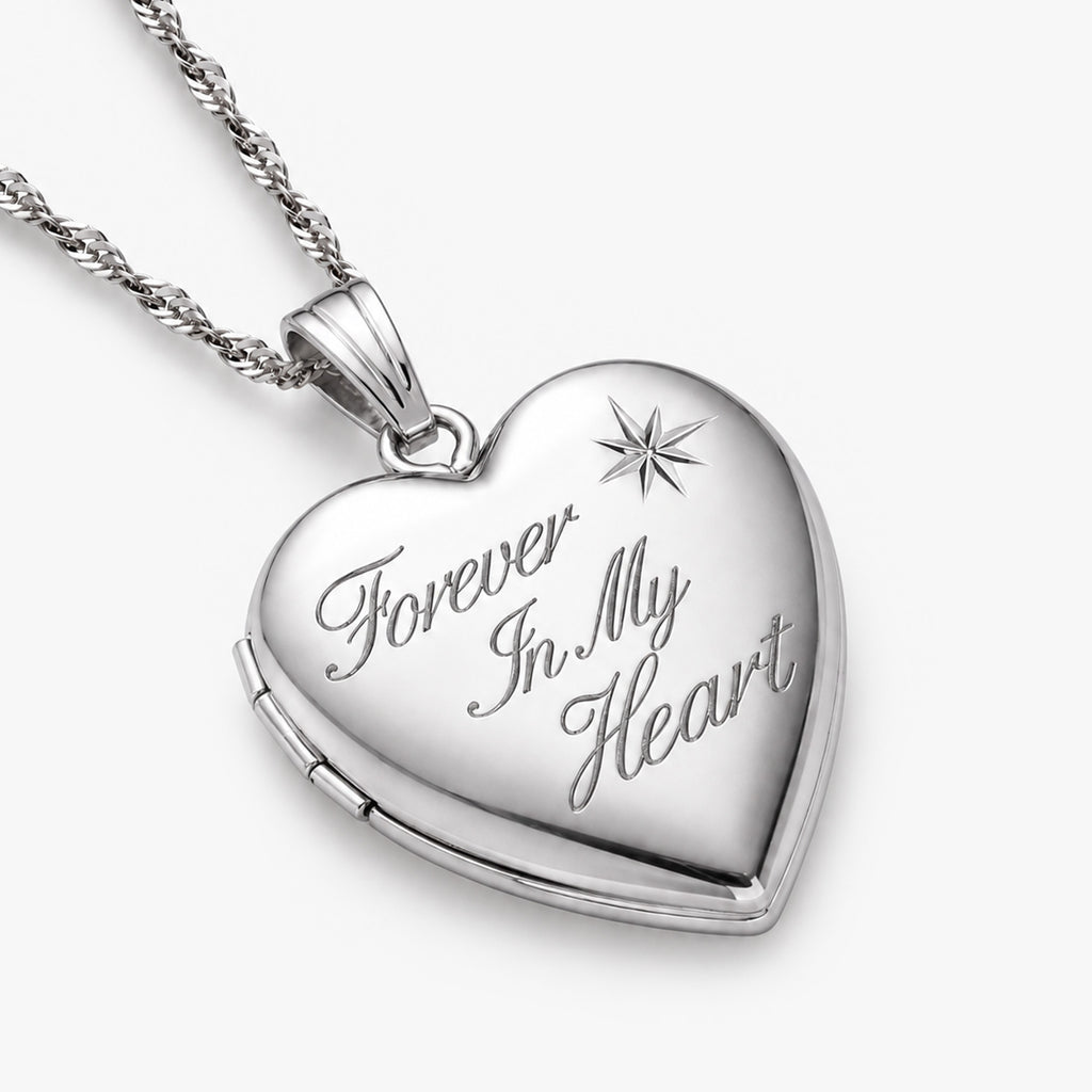 Forever In My Heart  Heart Photo Locket