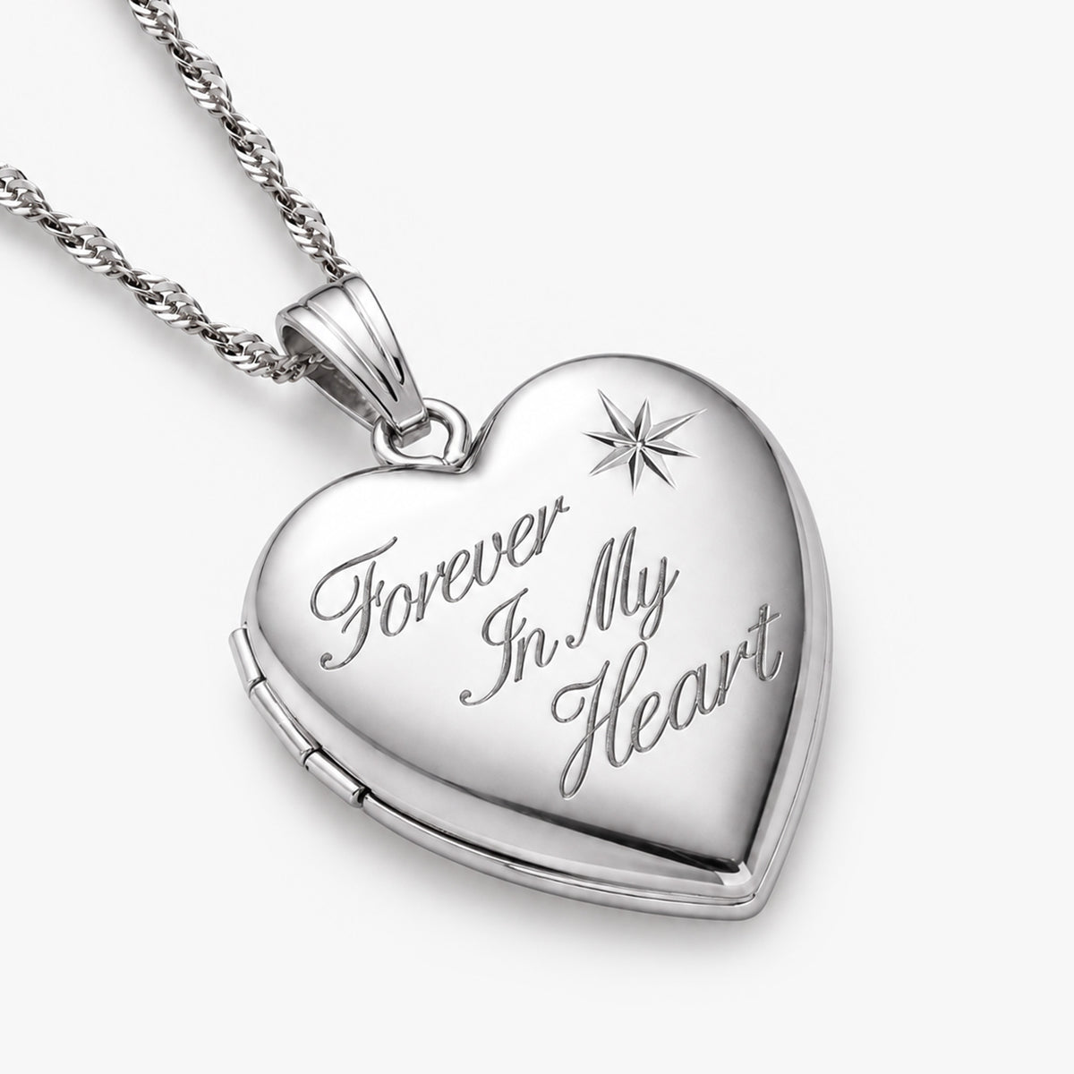 Forever In My Heart  Heart Photo Locket