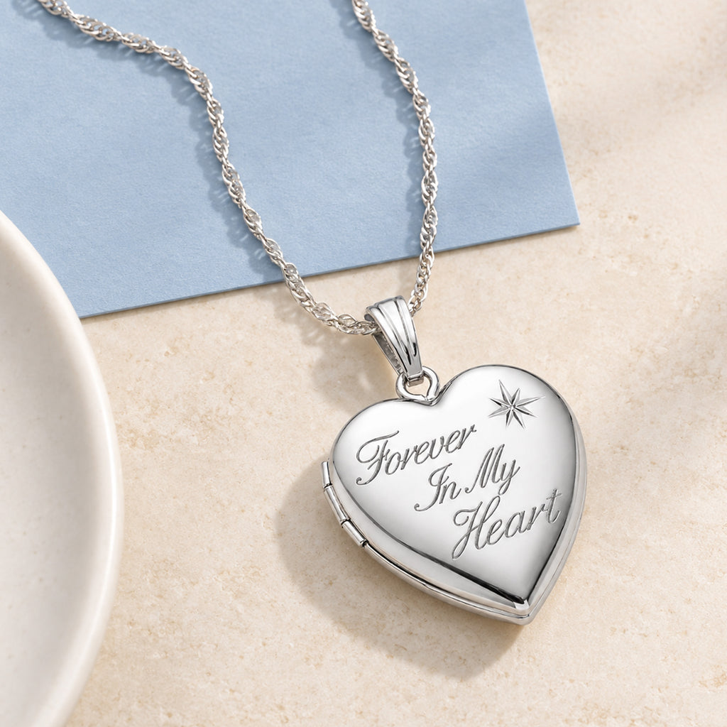 Forever In My Heart  Heart Photo Locket - lifestyle