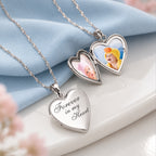Forever In My Heart Heart Photo Locket - lifestyle