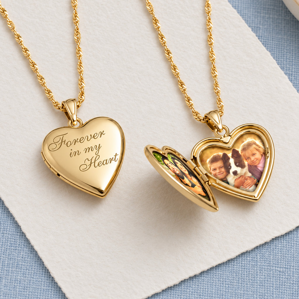 Forever In My Heart Photo Locket - lifestyle