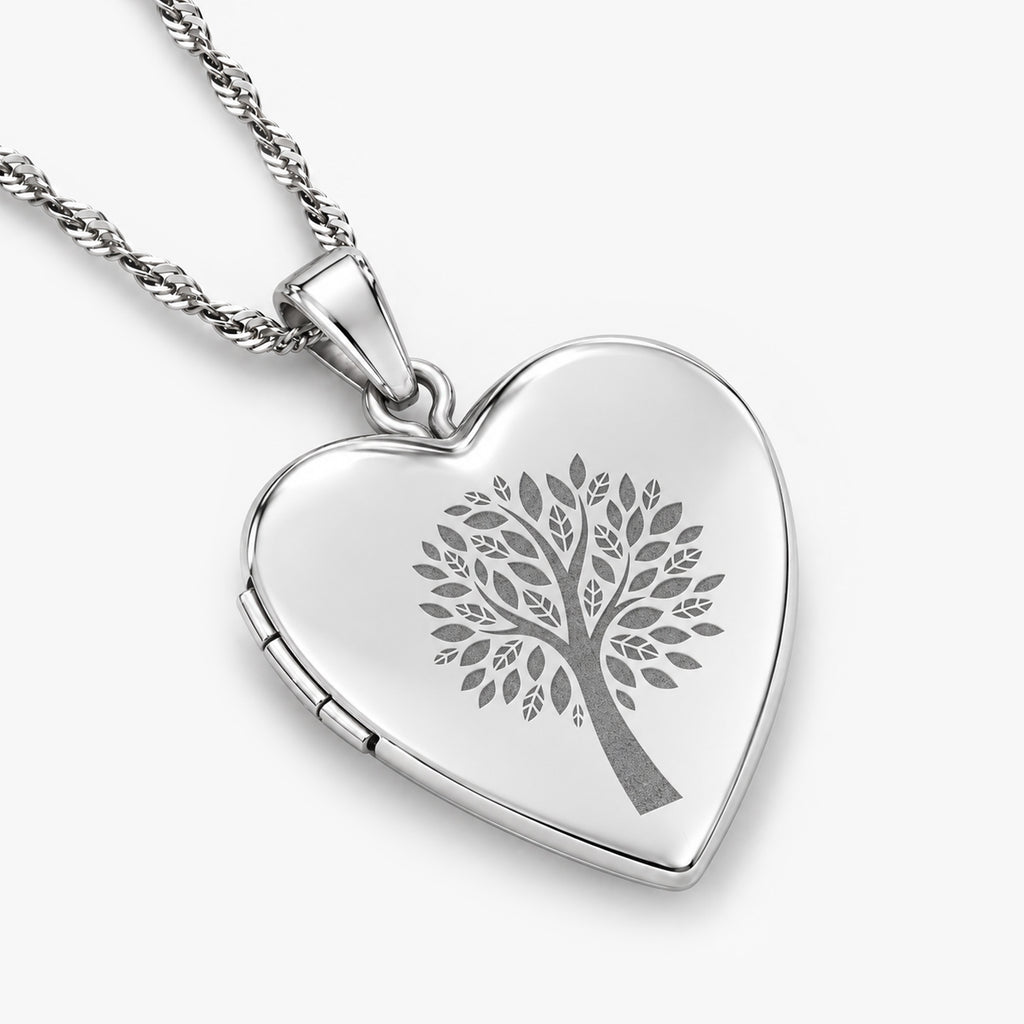 Family Tree  Heart Photo Locket