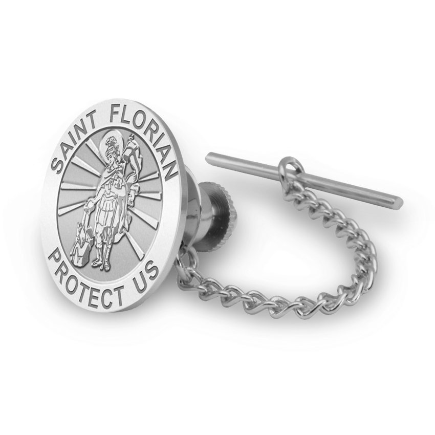 Saint Florian Religious Tie Tack