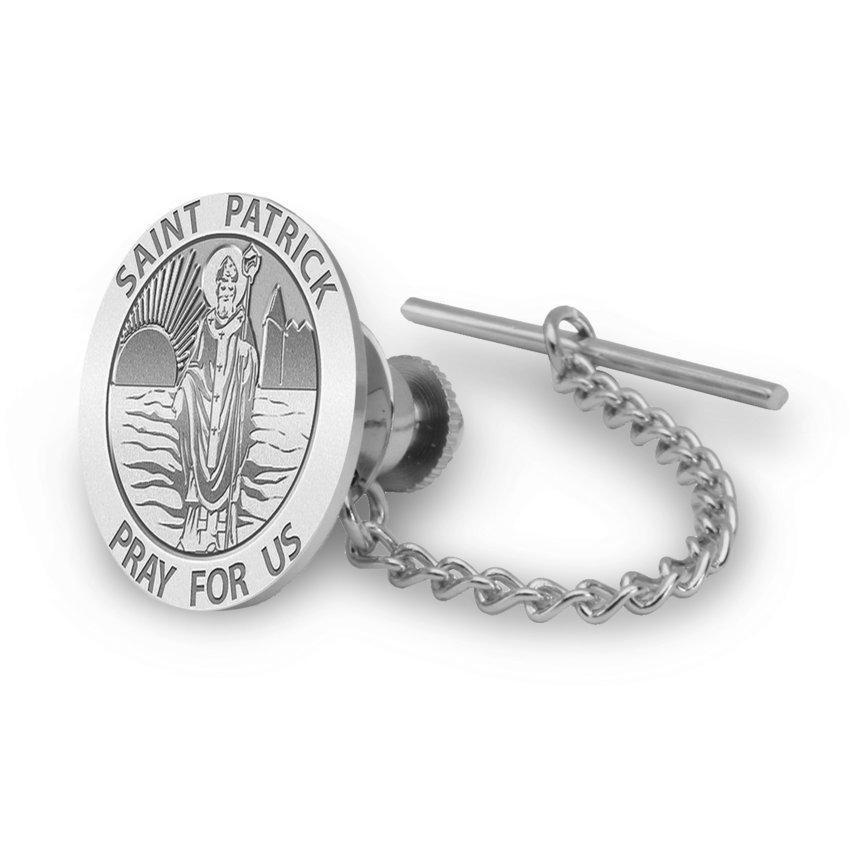 Saint Patrick Religious Tie Tack
