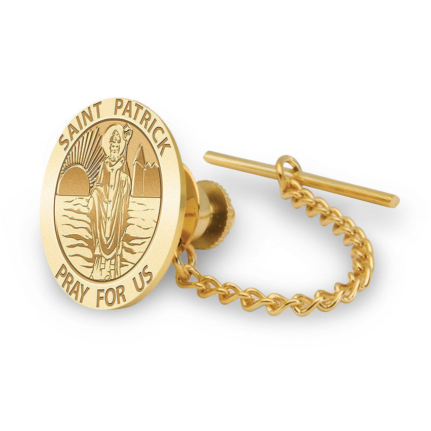 Saint Patrick Religious Tie Tack