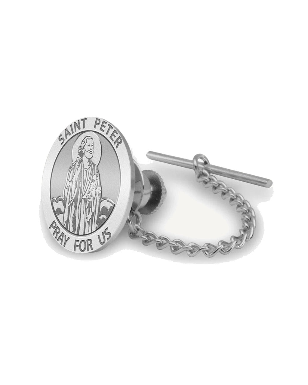 Saint Peter Religious Tie Tack