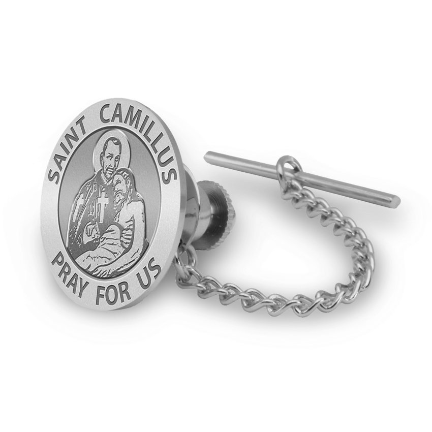 Saint Camillus Religious Tie Tack