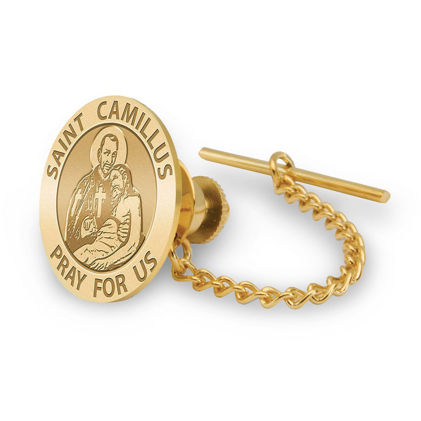 Saint Camillus Religious Tie Tack