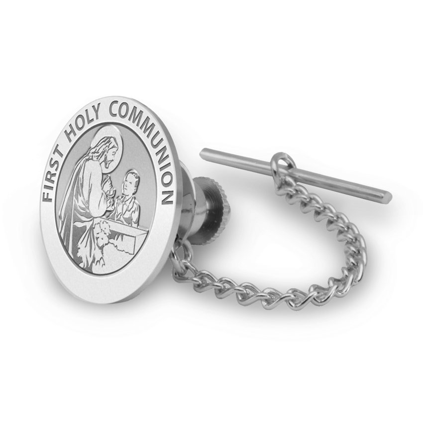 First Holy Communion Boy Religious Tie Tack