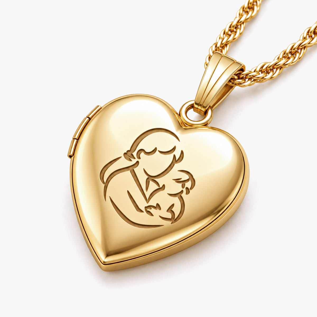 Build Your Own 2-Photo Mom Heart Locket