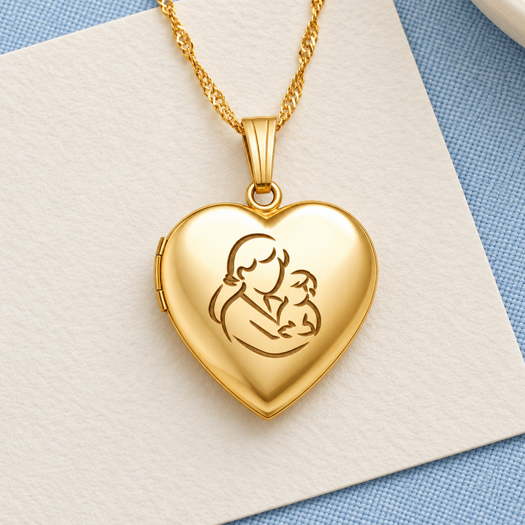 Build Your Own 2-Photo Mom Heart Locket - lifestyle
