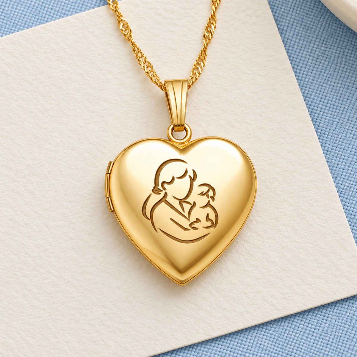 Build Your Own 2-Photo Mom Heart Locket - lifestyle