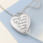 Always on my mind, Forever in my heart  Heart Photo Locket - lifestyle