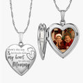 He Calls Me Mommy  Heart Photo Locket