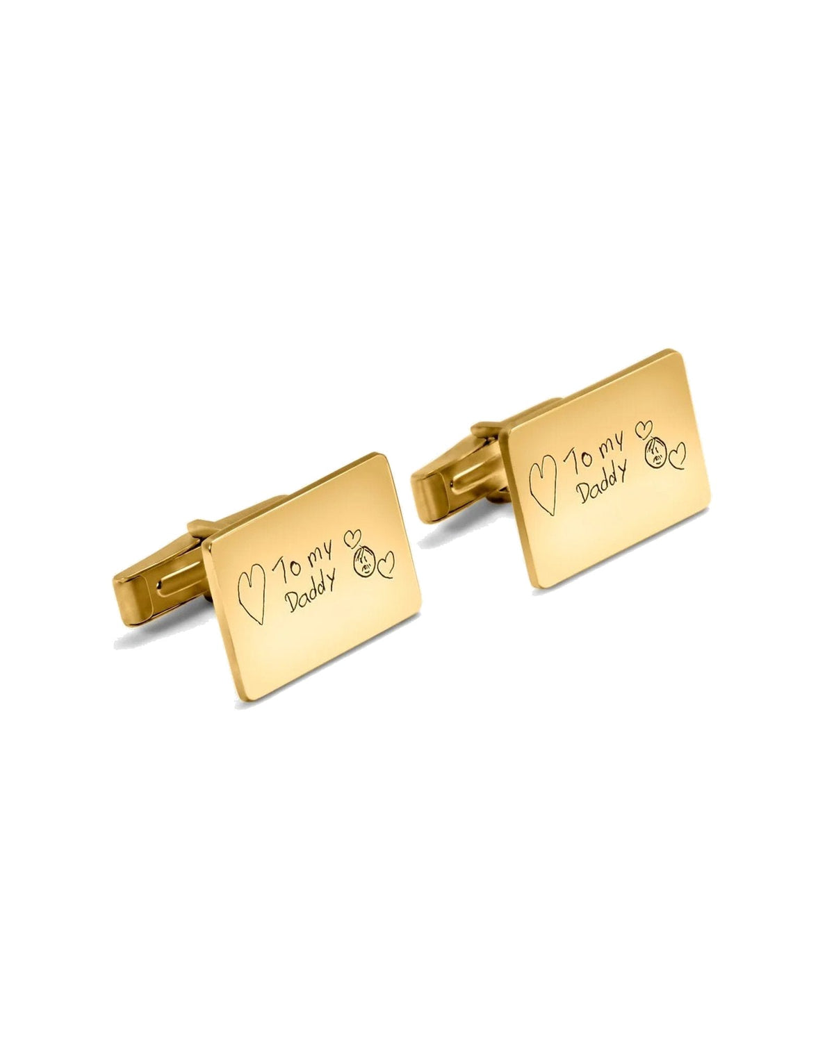 Personalized Handwriting Men's Cufflinks