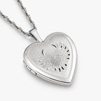 Heart Angel Wing Heart Photo Locket