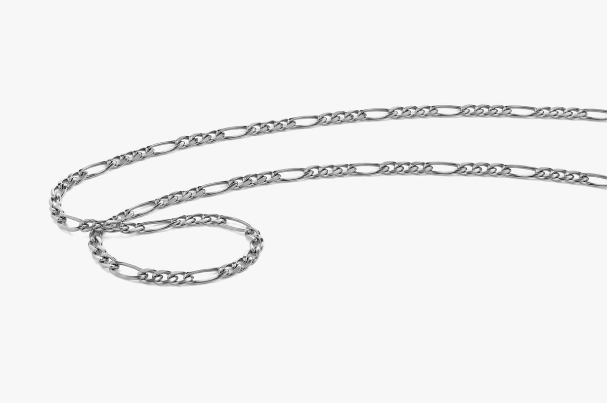 Premium Stainless Steel Figaro Chain