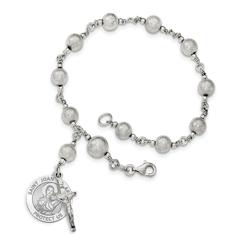 Saint Joan of Arc Rosary Bracelet "EXCLUSIVE"