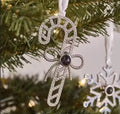 Photo Projection Candy Cane Tree ornament