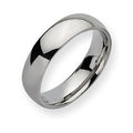 Stainless Steel Approx. 0.24 Inch Polished Wedding Band — original PicturesOnGold photograph 1