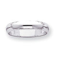 14K White Gold Approx. 0.16 Inch Half-Round Wedding Band — original PicturesOnGold photograph 1