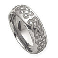 Tungsten Approx. 0.31 Inch Laser Design Wedding Band — original PicturesOnGold photograph 1