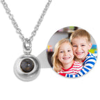 Photo Projection Round Pendant & Chain