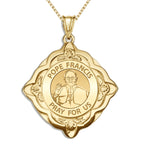 Pope Francis Cathedral Round Religious Medal  "EXCLUSIVE"