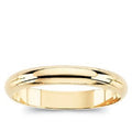 10K Yellow Gold Approx. 0.12 Inch Half-Round Wedding Band — original PicturesOnGold photograph 1