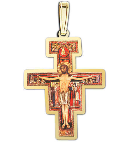 San Damiano Cross Religious Medal  "EXCLUSIVE"