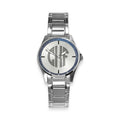 Men's Personalized Stainless Watch Blue Dial